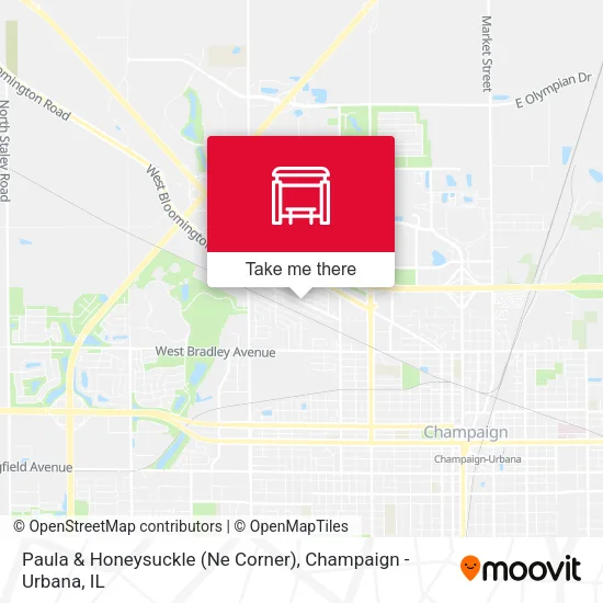 Mapa de Paula & Honeysuckle (Ne Corner)