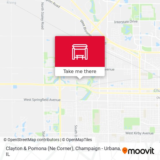 Clayton & Pomona (Ne Corner) map