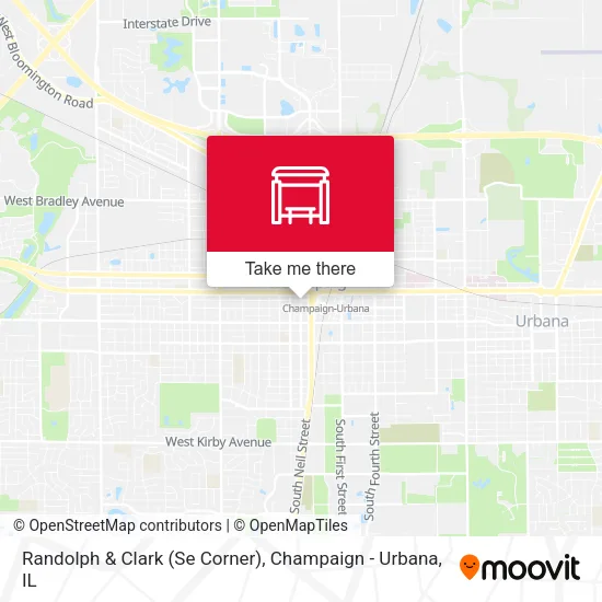 Randolph & Clark (Se Corner) map