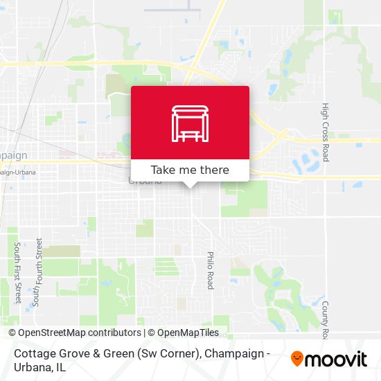 Cottage Grove & Green (Sw Corner) map