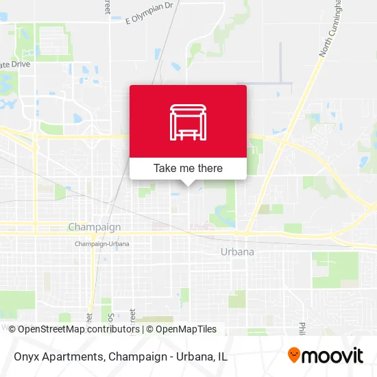 Mapa de Onyx Apartments