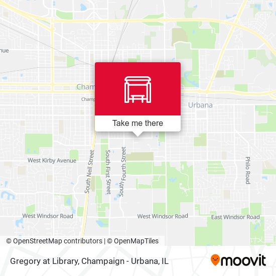 Gregory at Library map