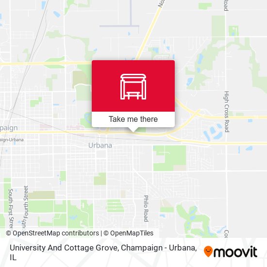 University And Cottage Grove map