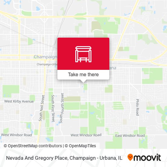 Nevada And Gregory Place map