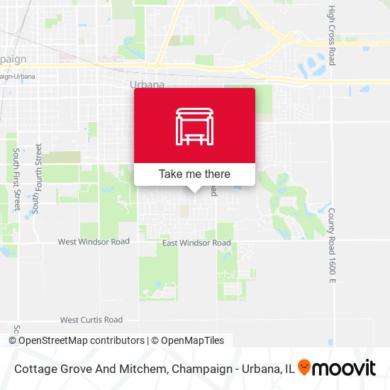 Cottage Grove And Mitchem map