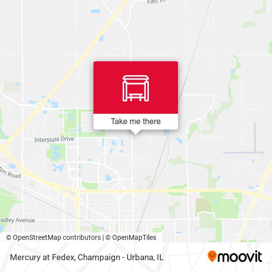 Mercury at Fedex map