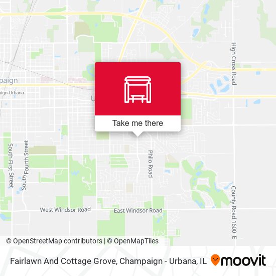 Fairlawn And Cottage Grove map