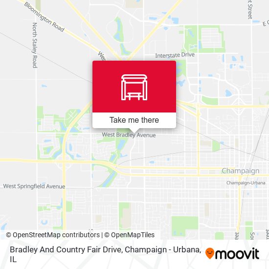 Bradley And Country Fair Drive map