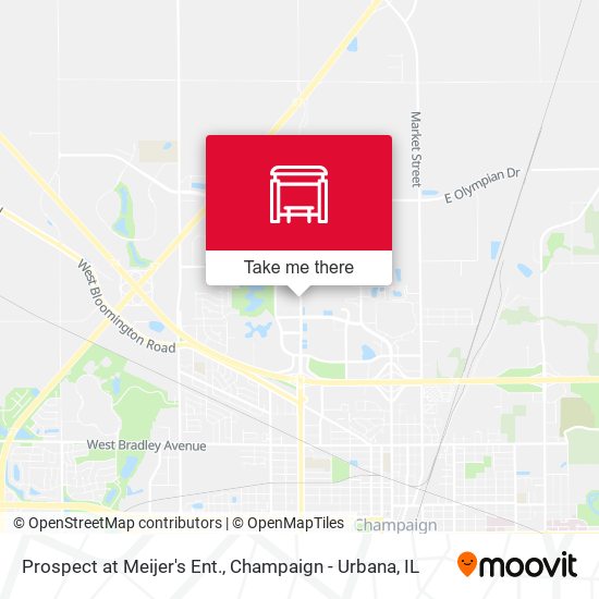 Prospect at Meijer's Ent. map