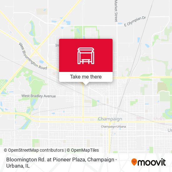 Bloomington Rd. at Pioneer Plaza map