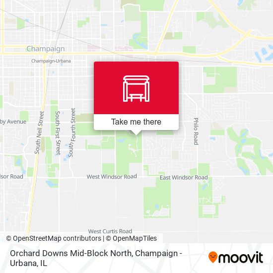 Mapa de Orchard Downs Mid-Block North