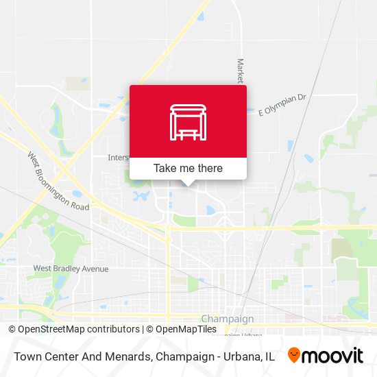 Town Center And Menards map