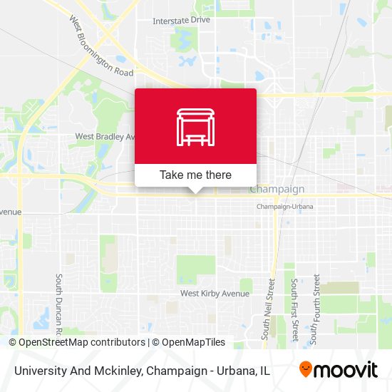 University And Mckinley map