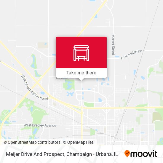 Meijer Drive And Prospect map