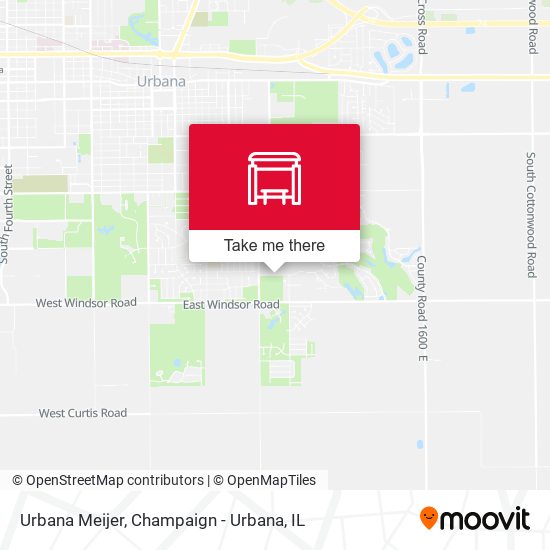 Urbana Meijer map