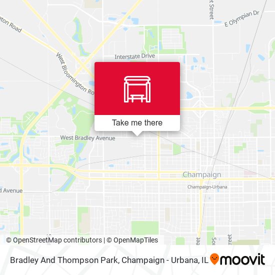 Bradley And Thompson Park map