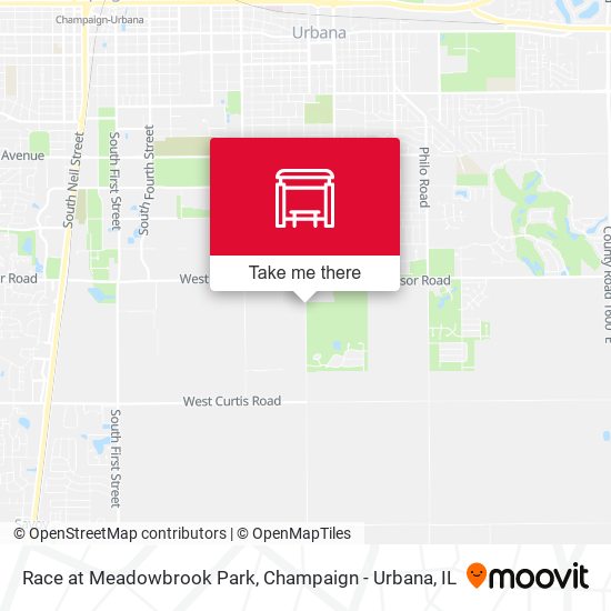 Race at Meadowbrook Park map