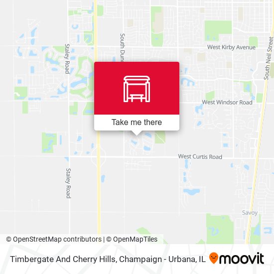 Timbergate And Cherry Hills map