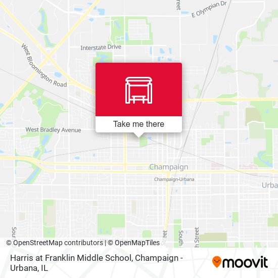 Harris at Franklin Middle School map