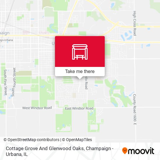 Mapa de Cottage Grove And Glenwood Oaks