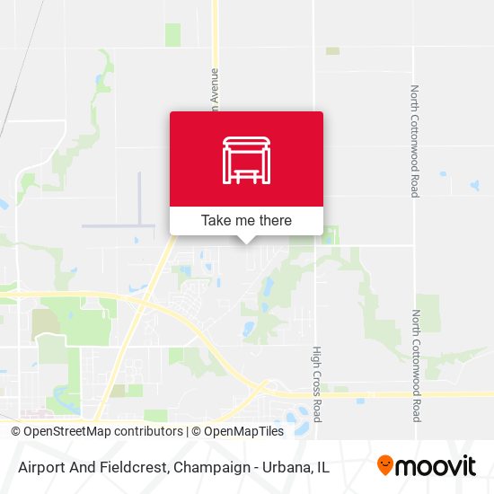 Airport And Fieldcrest map