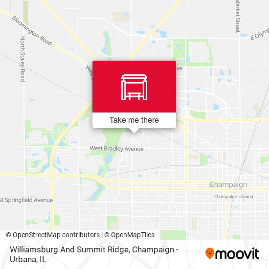Williamsburg And Summit Ridge map