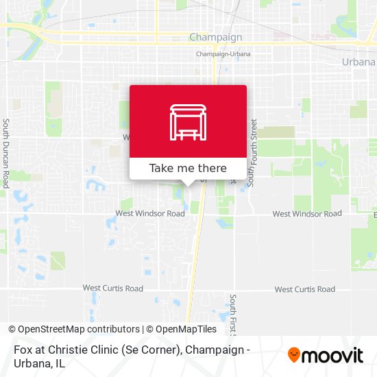 Fox at Christie Clinic (Se Corner) map