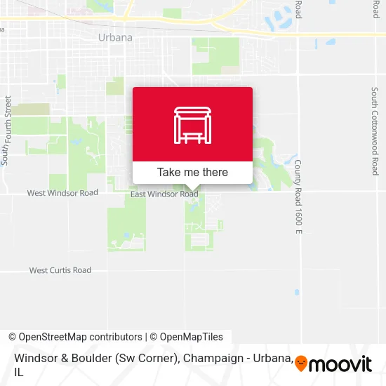 Mapa de Windsor & Boulder (Sw Corner)