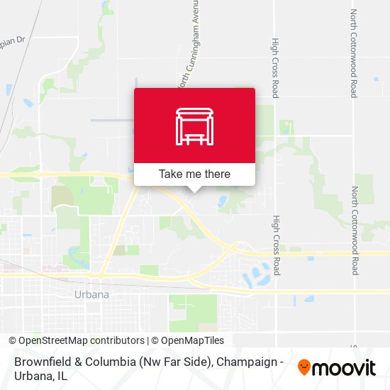 Brownfield & Columbia (Nw Far Side) map