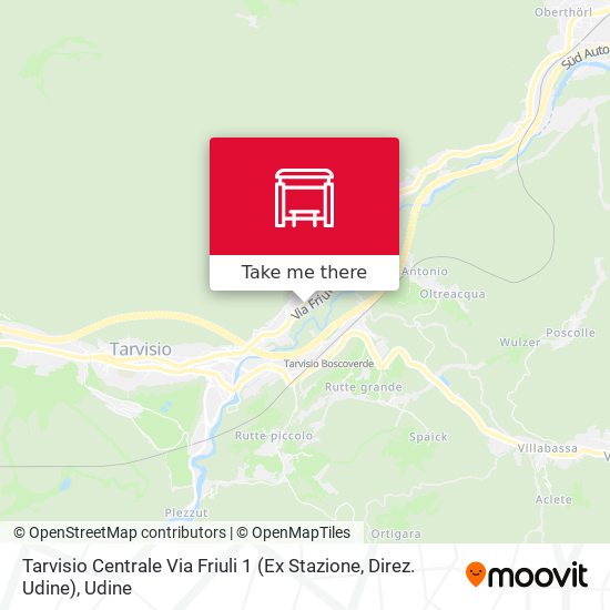 Tarvisio Centrale Via Friuli 1 (Ex Stazione, Direz. Udine) map