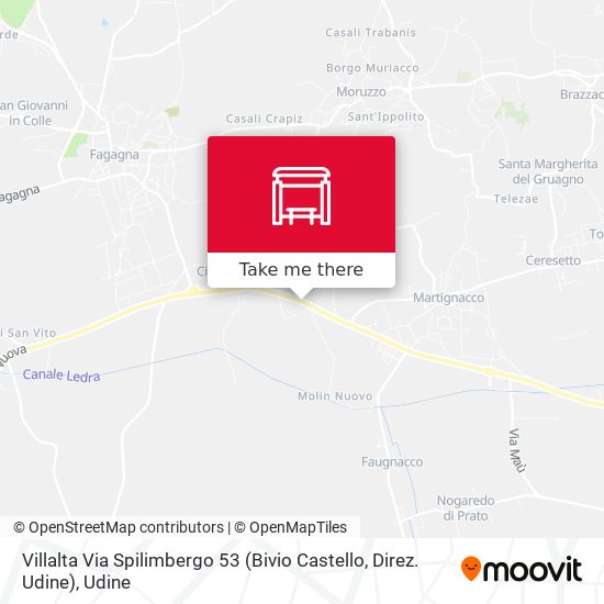Villalta Via Spilimbergo 53 (Bivio Castello, Direz. Udine) map