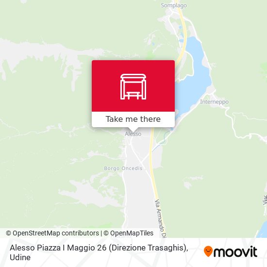 Alesso Piazza I Maggio 26 (Direzione Trasaghis) map