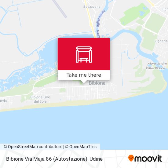 Bibione Via Maja 86 (Autostazione) map