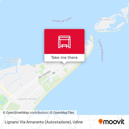 Lignano Via Amaranto (Autostazione) map