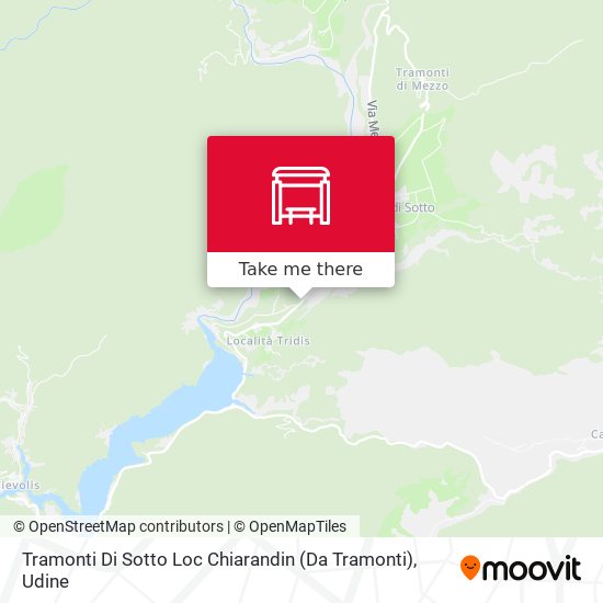 Tramonti Di Sotto Loc Chiarandin (Da Tramonti) map