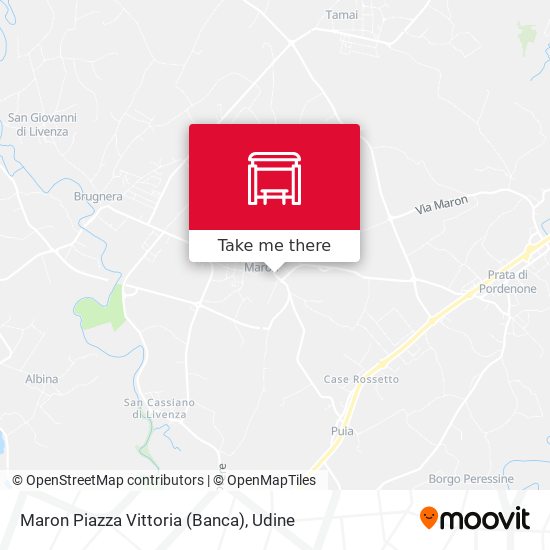 Maron Piazza Vittoria (Banca) map