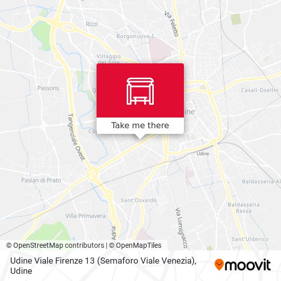 Udine Viale Firenze 13 (Semaforo Viale Venezia) map