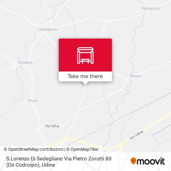 S.Lorenzo Di Sedegliano Via Pietro Zorutti 80 (Dir.Codroipo) map