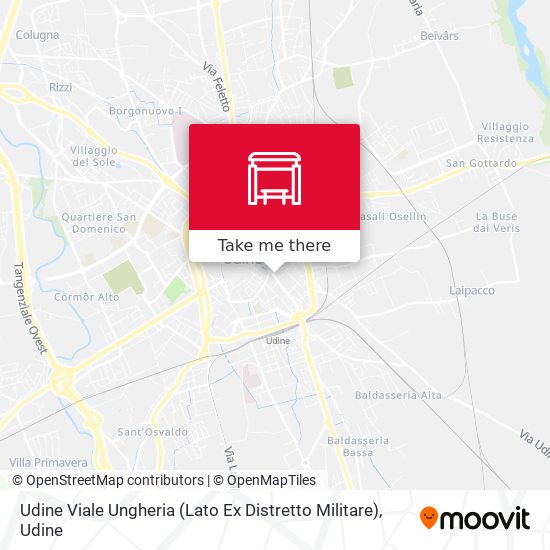 Udine Viale Ungheria (Lato Ex Distretto Militare) map