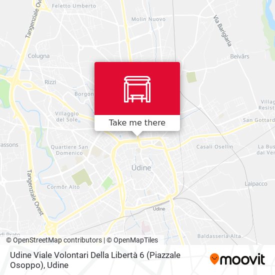 Udine Viale Volontari Della Libertà 6 (Piazzale Osoppo) map