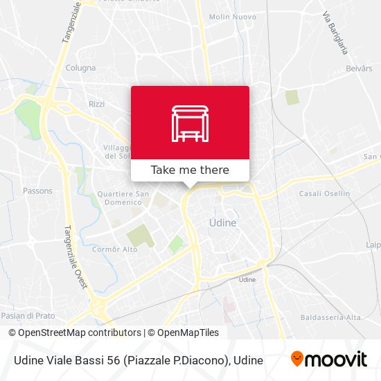 Udine Viale Bassi 56 (Piazzale P.Diacono) map