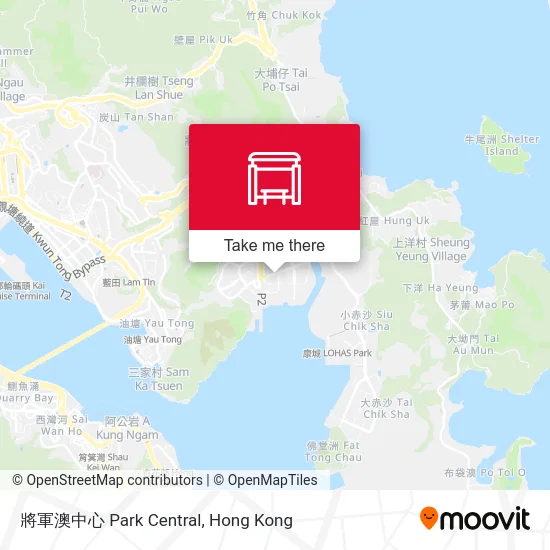 將軍澳中心 Park Central map