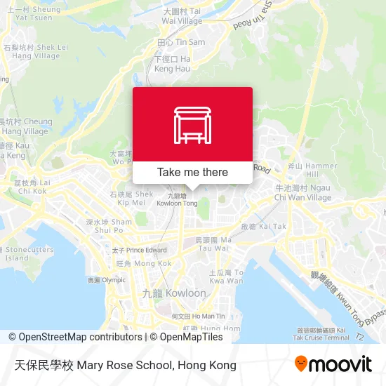 天保民學校 Mary Rose School map