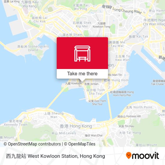 西九龍站 West Kowloon Station map