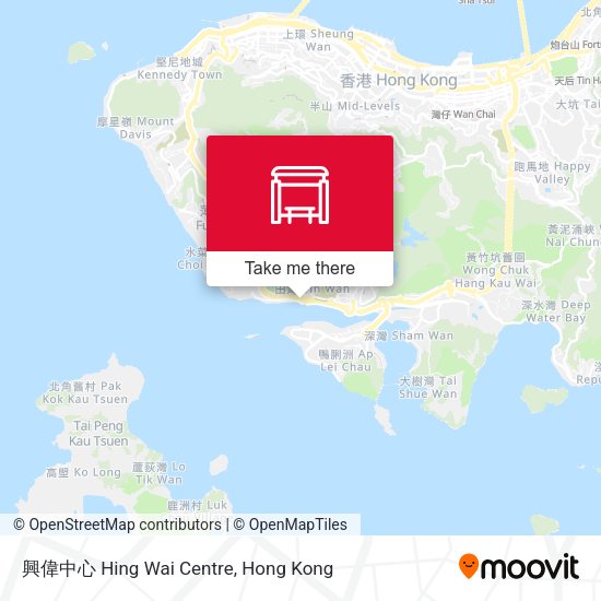 興偉中心 Hing Wai Centre map