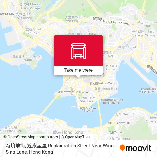 新填地街, 近永星里 Reclaimation Street Near Wing Sing Lane map