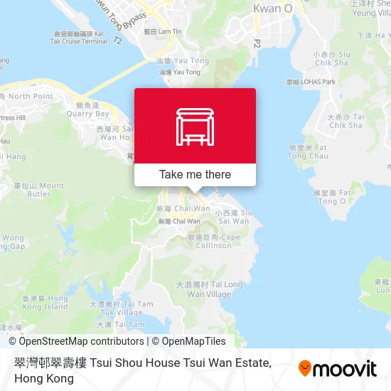 翠灣邨翠壽樓 Tsui Shou House Tsui Wan Estate地圖
