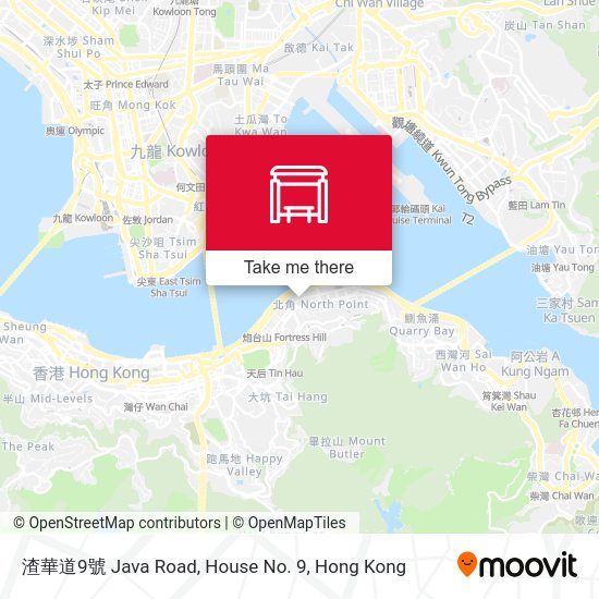 渣華道9號 Java Road, House No. 9 map