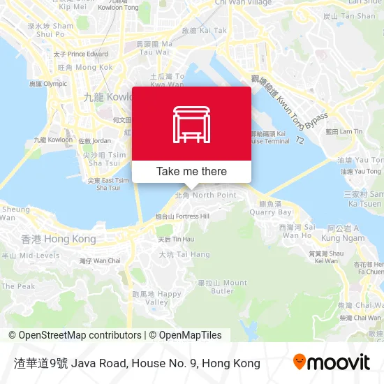 渣華道9號 Java Road, House No. 9地圖