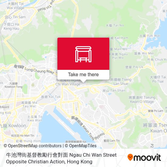 牛池灣街基督教勵行會對面 Ngau Chi Wan Street Opposite Christian Action map